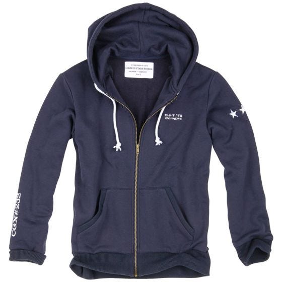 Sudadera con capucha Surplus Stars en azul oscuro
