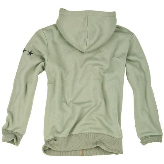 Sudadera con capucha Surplus Stars en verde oliva claro