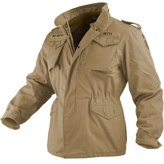 Chaqueta Surplus M65 Regiment en Coyote