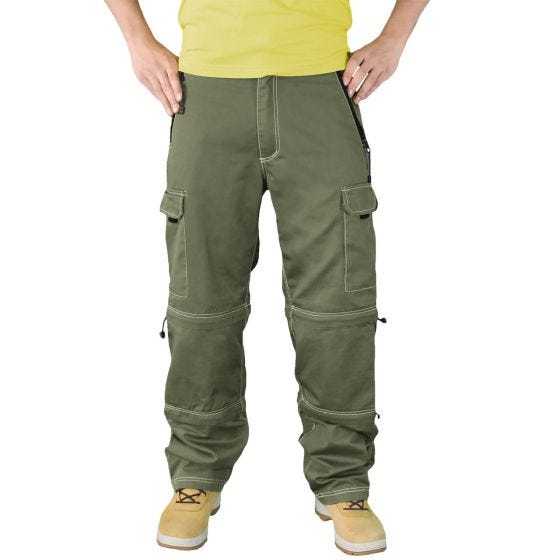 Pantalones de senderismo Surplus en verde oliva