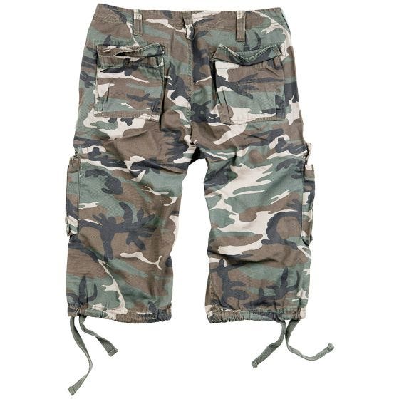 Pantalones piratas Surplus Trooper Legend en Woodland desgastado