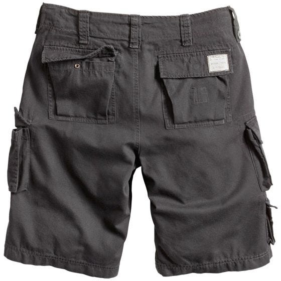 Pantalones cortos Surplus Trooper en negro desgastado