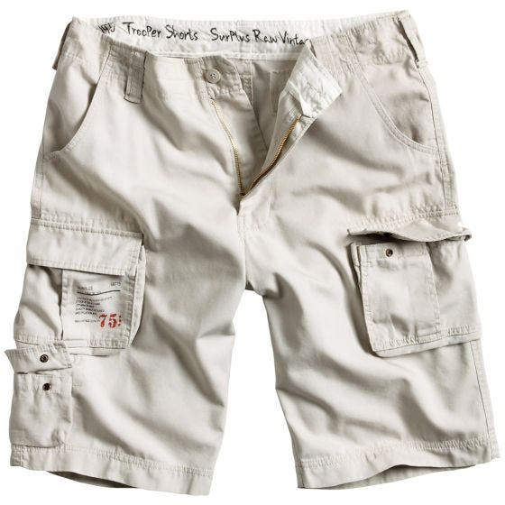 Pantalones cortos Surplus Trooper en Off-White
