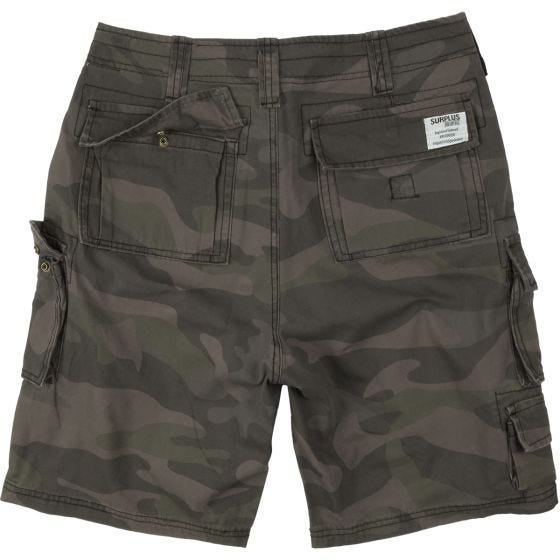 Pantalones cortos Surplus Trooper en Black Camo