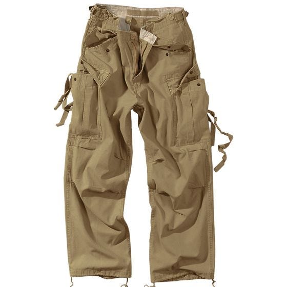Pantalones de trabajo Surplus Vintage en Coyote