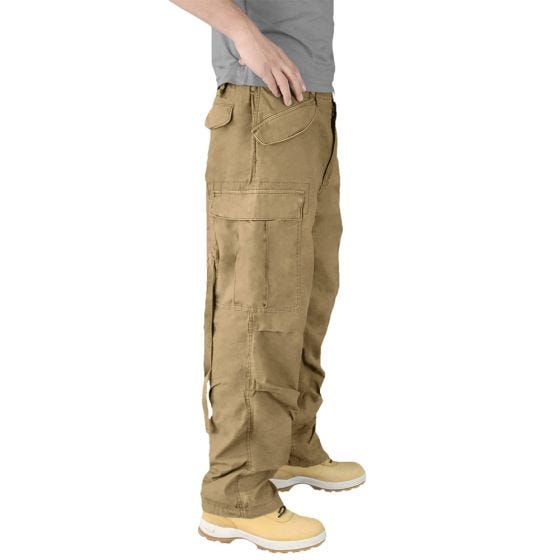 Pantalones de trabajo Surplus Vintage en Coyote