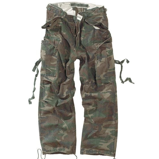 Pantalones de trabajo Surplus Vintage en Woodland