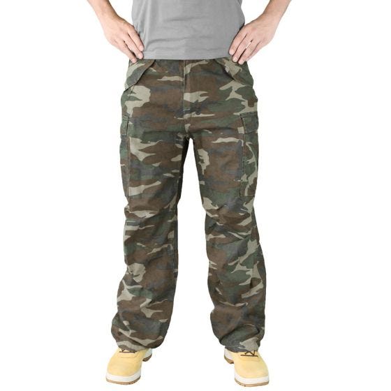 Pantalones de trabajo Surplus Vintage en Woodland