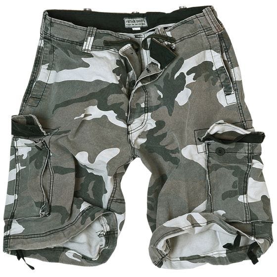 Pantalones cortos Surplus Vintage lavados a la piedra en Urban