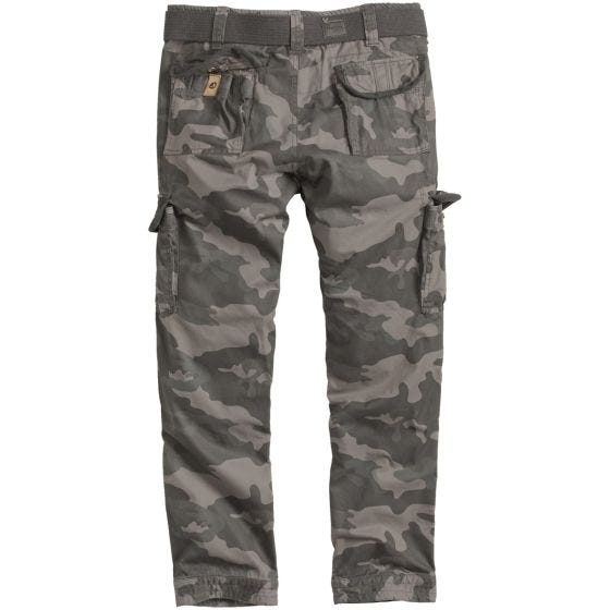 Pantalones Surplus Premium Slimmy en Black Camo