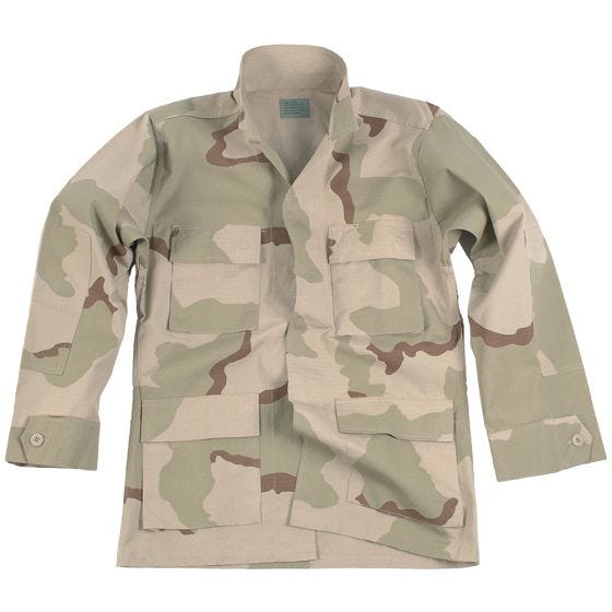Camisa Teesar BDU de Ripstop de algodón en Desert 3 Colores