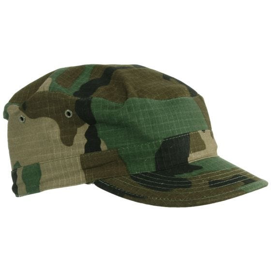 Gorra militar Teesar BDU Field de Ripstop en Woodland