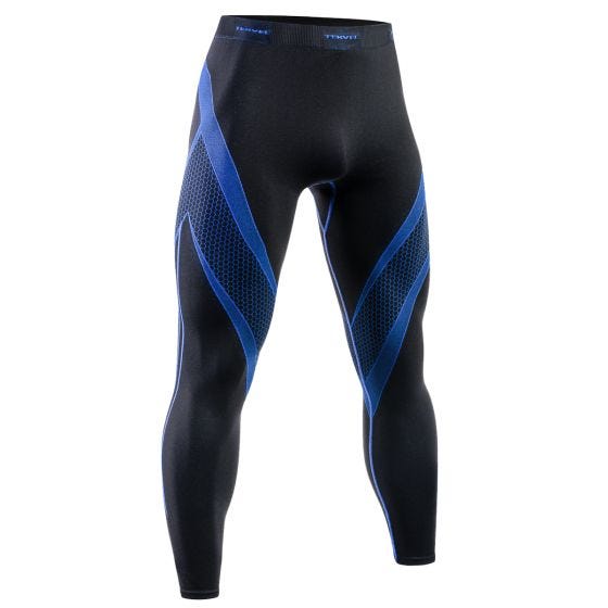 Leggings deportivos Tervel Optiline en negro / azul