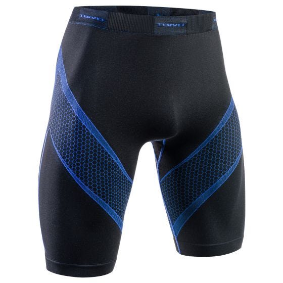 Mallas deportivas cortas Tervel Optiline en negro / azul