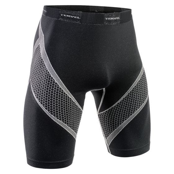 Mallas deportivas cortas Tervel Optiline en negro / gris claro