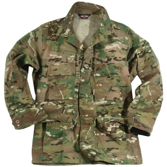 Camisa de combate Tru-Spec BDU en MultiCam