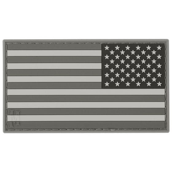 Parche con bandera invertida de EE.UU. Maxpedition de tamaño grande en SWAT