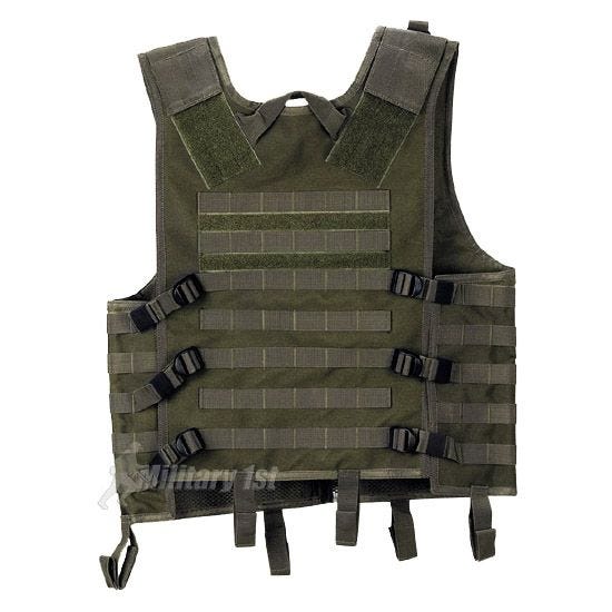Chaleco MFH MOLLE Light en verde oliva