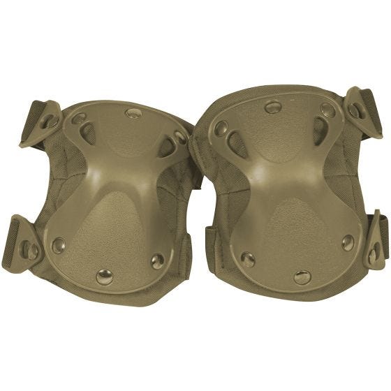 Rodilleras de carcasa dura Viper en Coyote