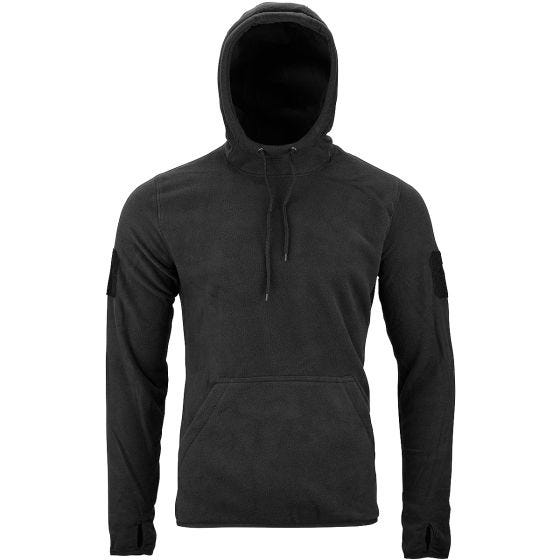 Sudadera con capucha Viper Tactical de forro polar en negro