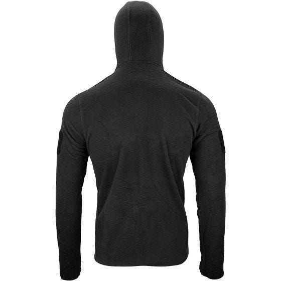 Sudadera con capucha Viper Tactical de forro polar en negro