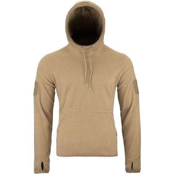 Sudadera con capucha Viper Tactical de forro polar en Coyote