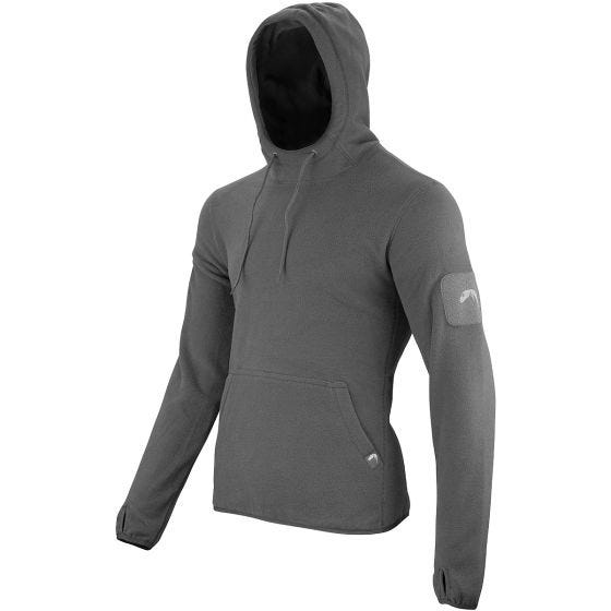 Sudadera con capucha Viper Tactical de forro polar en Titanium