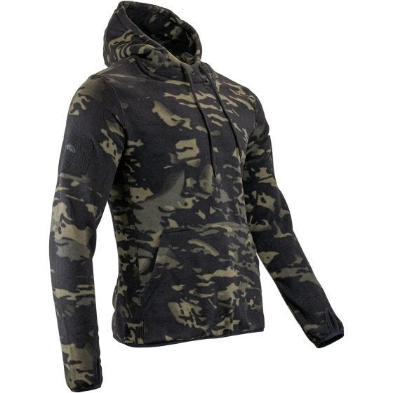 Sudadera con capucha Viper Tactical de forro polar en V-Cam Black