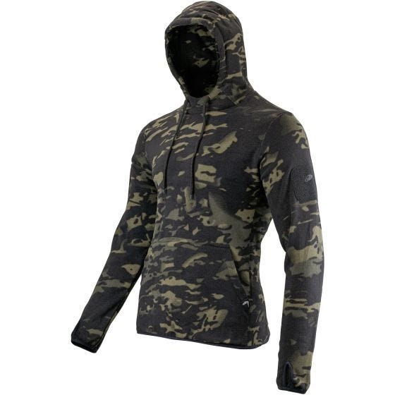 Sudadera con capucha Viper Tactical de forro polar en V-Cam Black