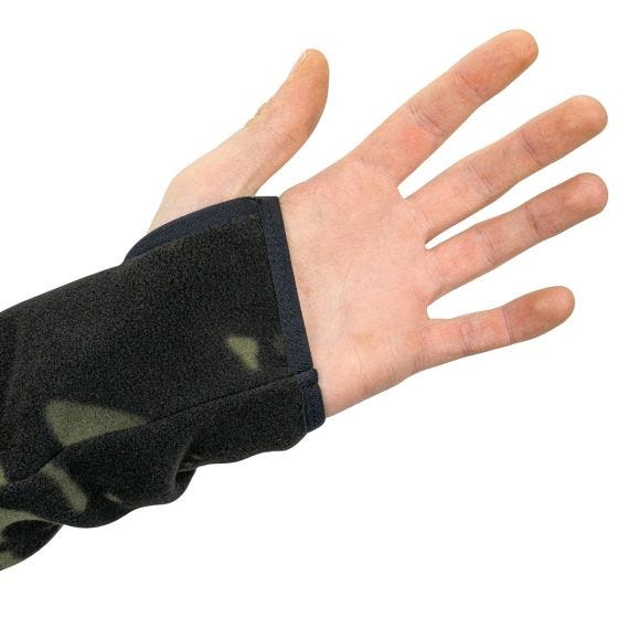 Sudadera con capucha Viper Tactical de forro polar en V-Cam Black