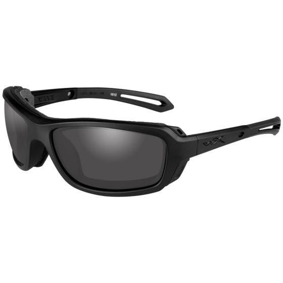 Gafas Wiley X WX Wave con lentes ahumadas grises y montura en negro mate