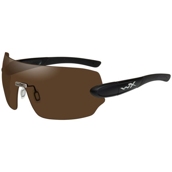 Wiley X WX Detection con lentes transparentes + amarillas + naranjas + moradas + cobre y montura en negro mate