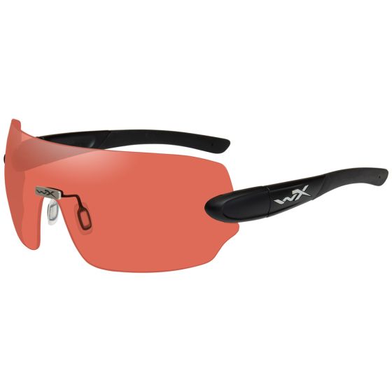 Wiley X WX Detection con lentes transparentes + amarillas + naranjas + moradas + cobre y montura en negro mate