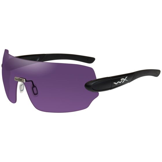 Wiley X WX Detection con lentes transparentes + amarillas + naranjas + moradas + cobre y montura en negro mate