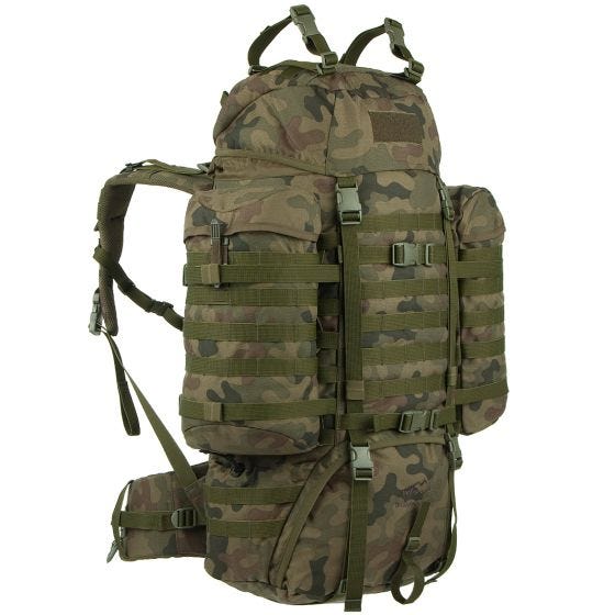 Mochila Wisport Raccoon 65 l en PL Woodland