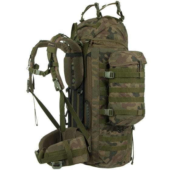 Mochila Wisport Raccoon 65 l en PL Woodland
