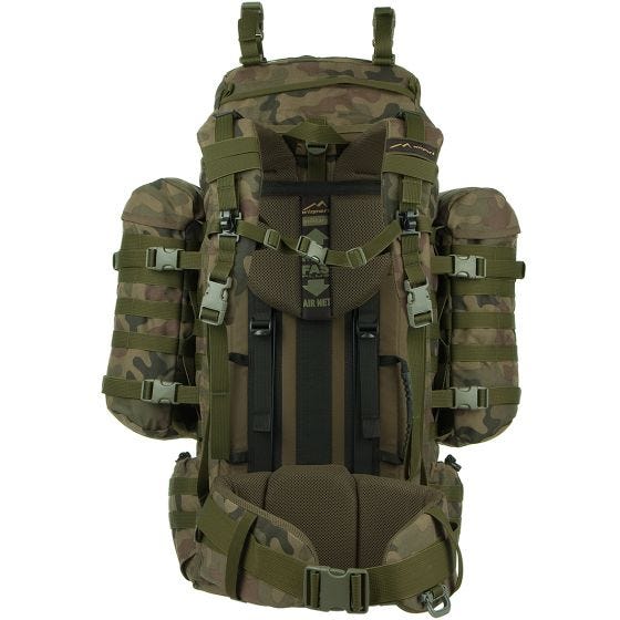 Mochila Wisport Raccoon 65 l en PL Woodland