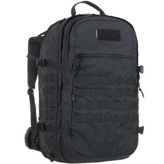 Mochila/bolsa bandolera Wisport Crossfire en negro