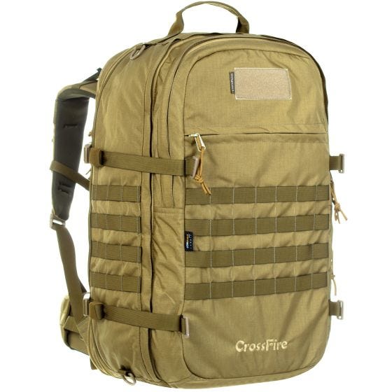 Mochila/bolsa bandolera Wisport Crossfire en Coyote