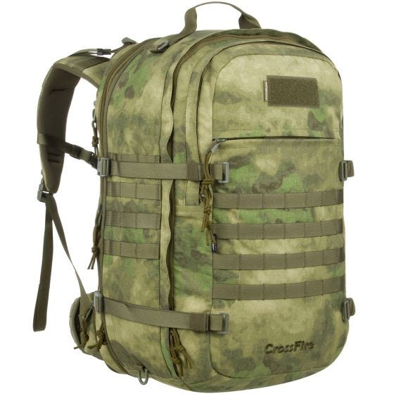 Mochila/bolsa bandolera Wisport Crossfire en A-TACS FG