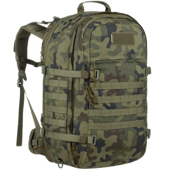 Mochila/bolsa bandolera Wisport Crossfire en PL Woodland