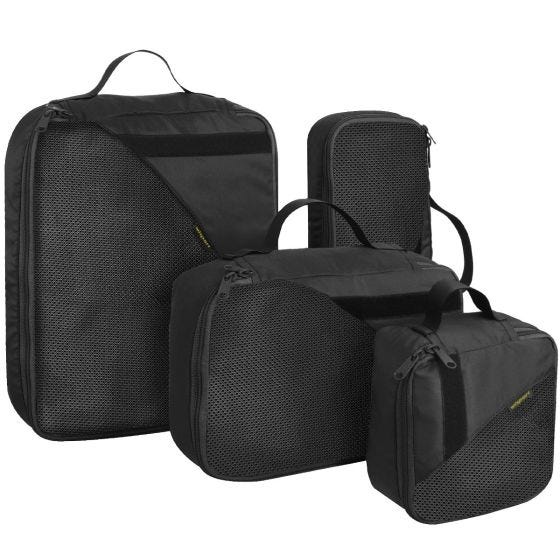 Set de organizadores Wisport en negro