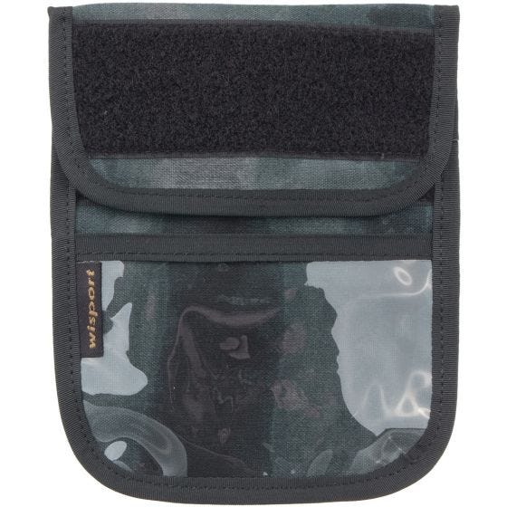 Funda de tarjeta de identificación para colgar al cuello Wisport Patrol en A-TACS LE