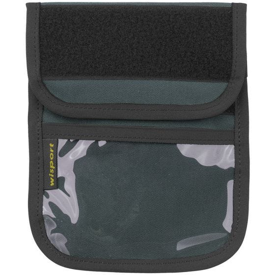 Funda de tarjeta de identificación para colgar al cuello Wisport Patrol en Graphite