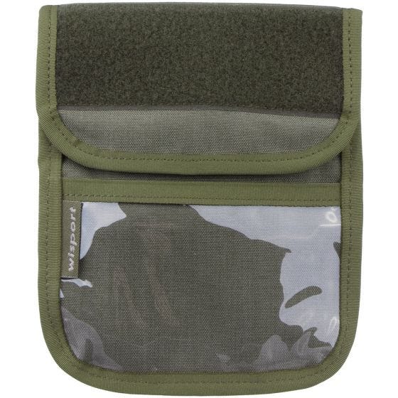Funda de tarjeta de identificación para colgar al cuello Wisport Patrol en RAL 7013