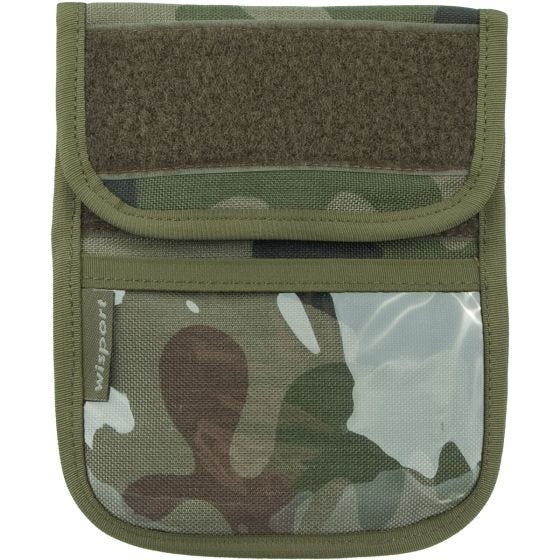 Funda de tarjeta de identificación para colgar al cuello Wisport Patrol en Woodland polaco
