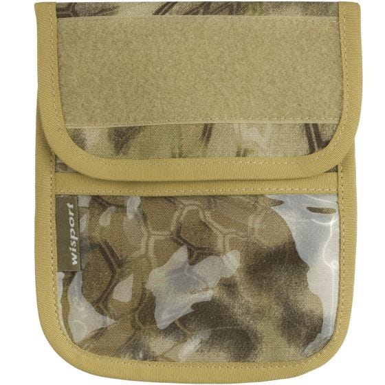 Funda de tarjeta de identificación para colgar al cuello Wisport Patrol en Kryptek Highlander