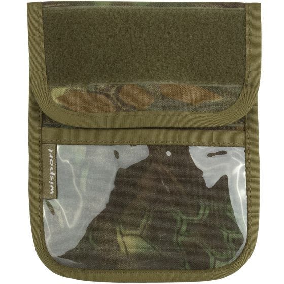 Funda de tarjeta de identificación para colgar al cuello Wisport Patrol en Kryptek Mandrake