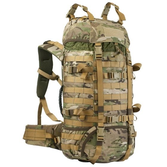 Mochila Wisport Raccoon 45 l en MultiCam