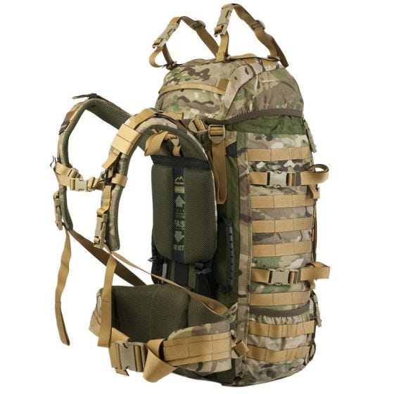 Mochila Wisport Raccoon 45 l en MultiCam